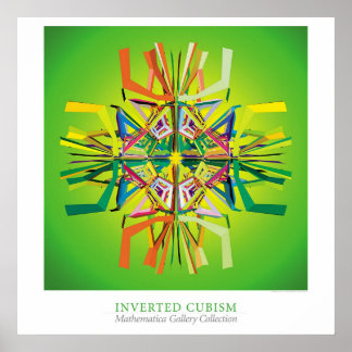 Poster Cubismo Invertido