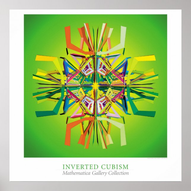 Poster Cubismo Invertido (Frente)