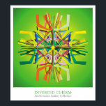 Póster Cubismo Invertido<br><div class="desc">Cubismo invertido por Michael Trott. Parte da Coleção Galeria de Mathematica de Pesquisa Wolfram.</div>