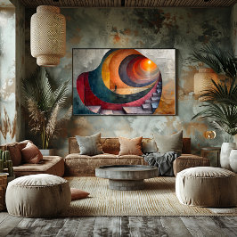 Póster Cubismo: Pasaje Infinito