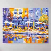 Cubist Street Café com Arches