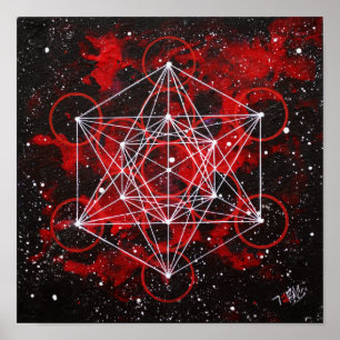 Poster Cubo Metatron