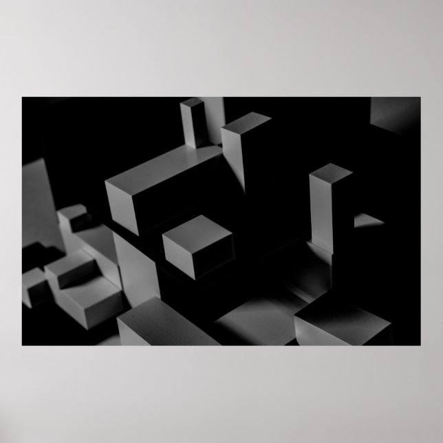 POSTER CUBO PRETO (Frente)