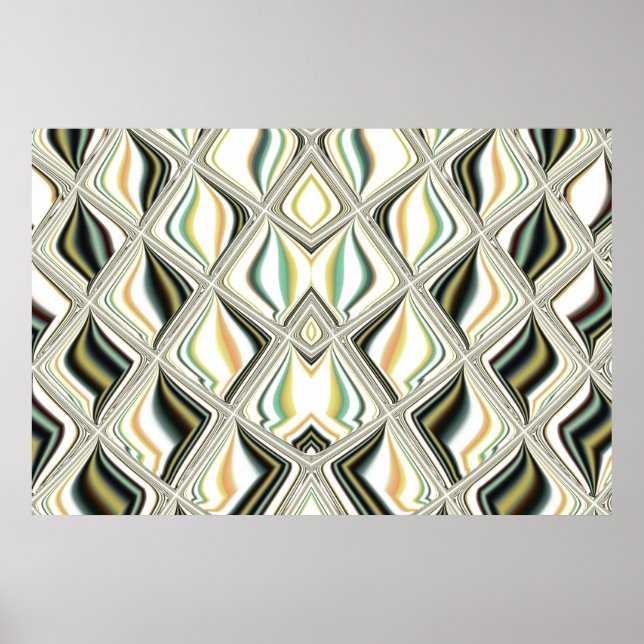 Póster cubos de vidro (Frente)