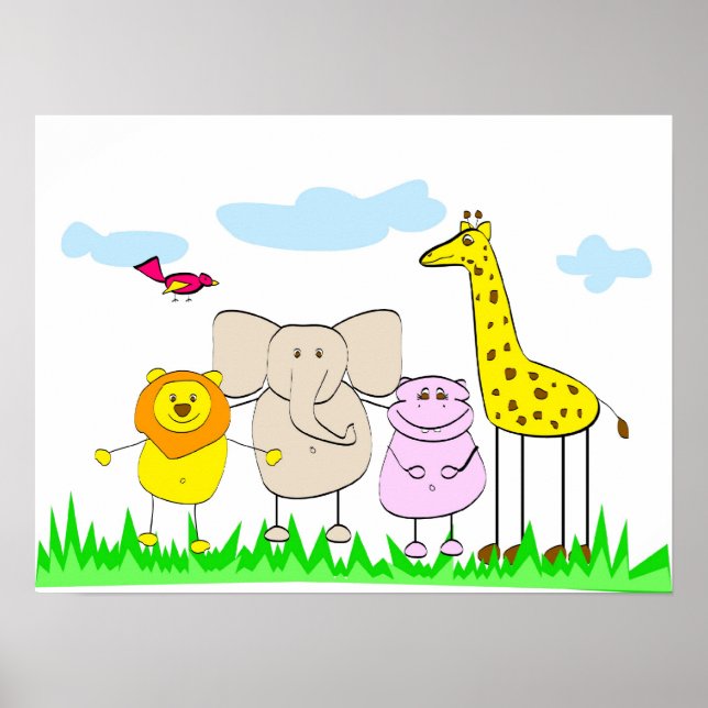 Poster Cubos Selvagens - Amigos para Sempre (Frente)