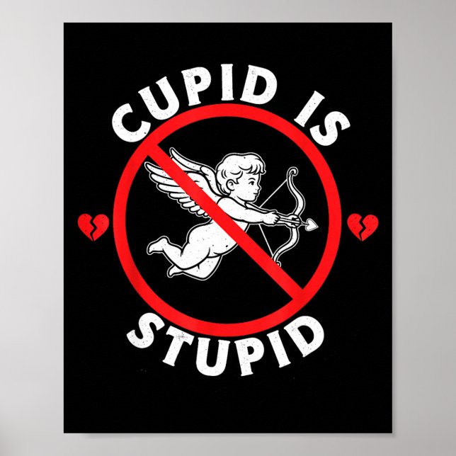 Poster Cud Is Stud Hate Valentines Anti Valentine Stud Cu (Frente)