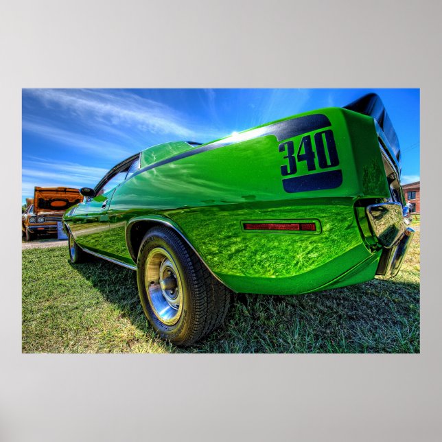 Póster "Cuda 340 (Frente)