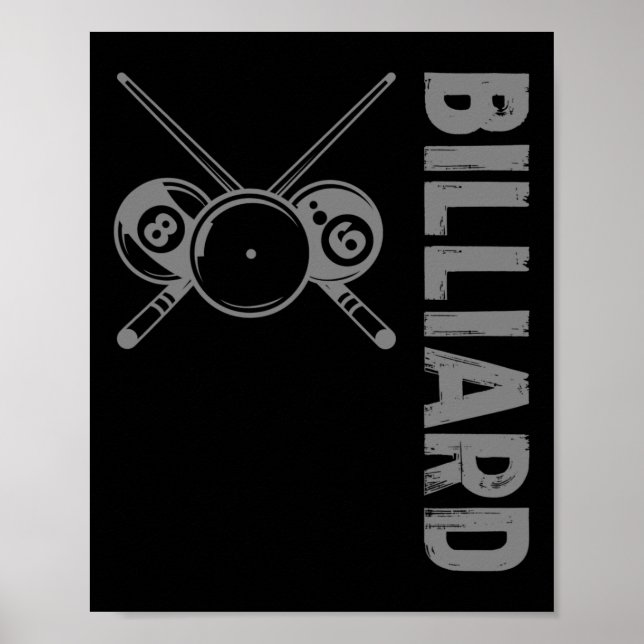 Poster Cue Sports Click Billiards (Frente)