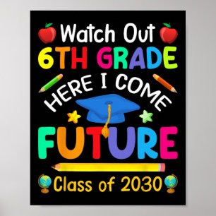 Poster Cuidado 6º Ano Aqui Vou Eu Futuro Aluno De 2030
