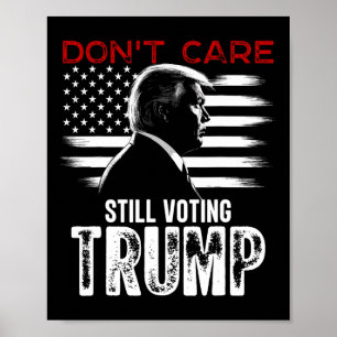 Poster Cuidado Ainda Votando Presentes De Camisa