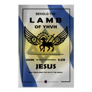 Póster Cuidado com a lâmpada de YHVH