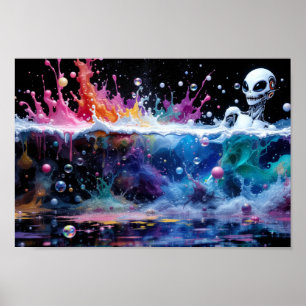 Poster Cuidado com o Alien