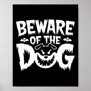 Poster Cuidado Com O Cachorro Para Homens Mulheres