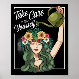 Poster Cuide Do Seu Corpo De Autoamor Positivo