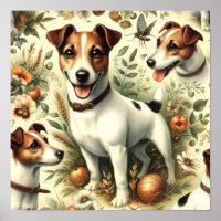 Cuja Vintage Jack Russell Terrier