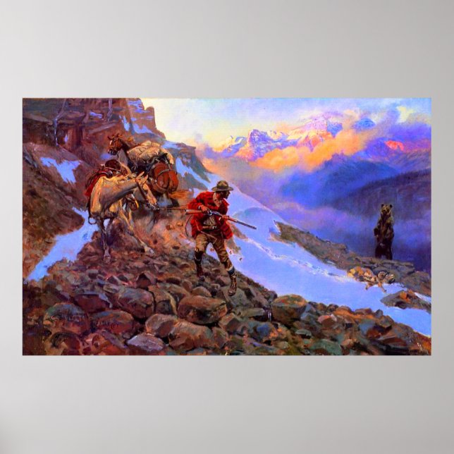 Poster Cujo Homem de Carne vs Grizzly Charles Marion Russ (Frente)