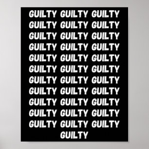 Poster Culpado no &# Conta Trump Verdict Presidente 2024