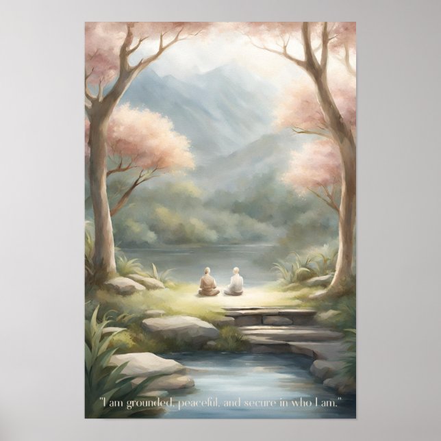 Poster Cultivada em Serenidade (Frente)