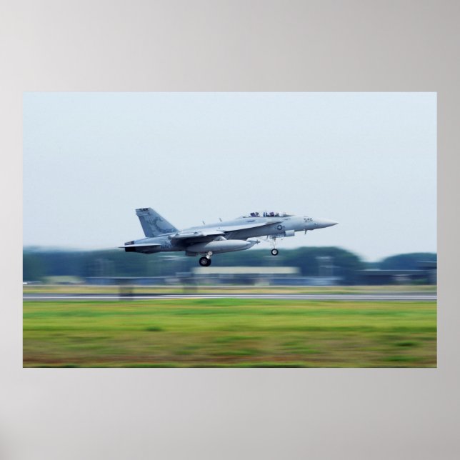 Poster Cultivador EA-18G (Frente)