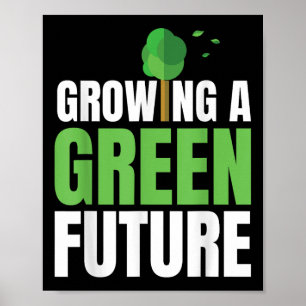 Poster Cultivando Um Futuro Verde Proteção Ambiental Ea