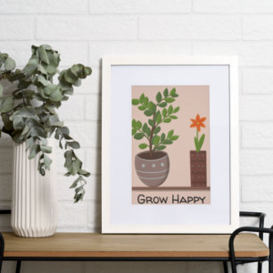Poster Cultivar Planta Feliz