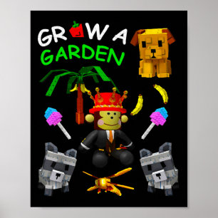 Poster Cultivar Um Monge De Palma De Fruta De Glâmago Do