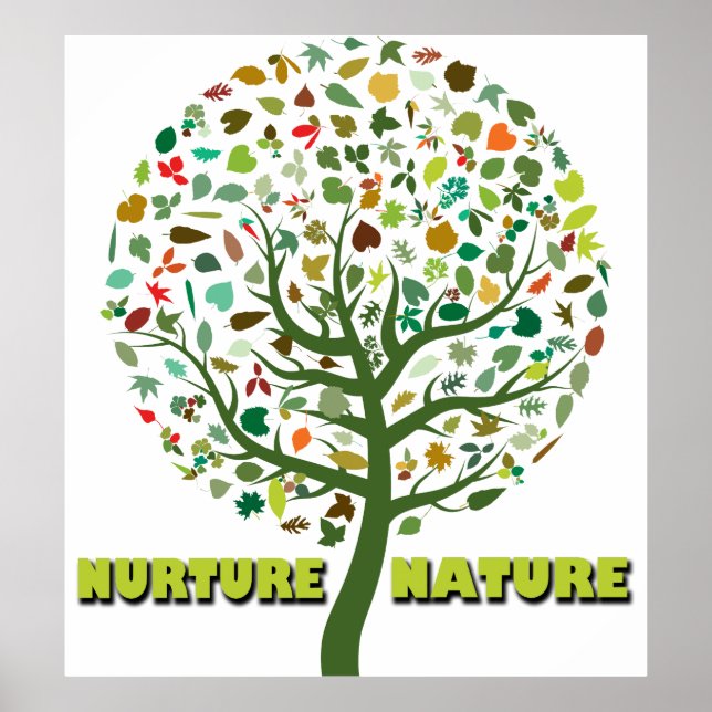 Poster Cultive a Natureza (Frente)