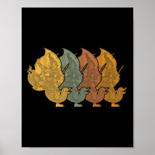 Poster Cultura da Ásia Tailândia Ngkok Tailândia