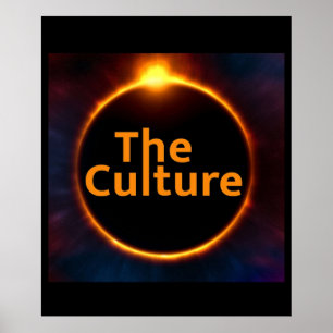 Poster Cultura Iain M Banks ScFi Total Eclipse