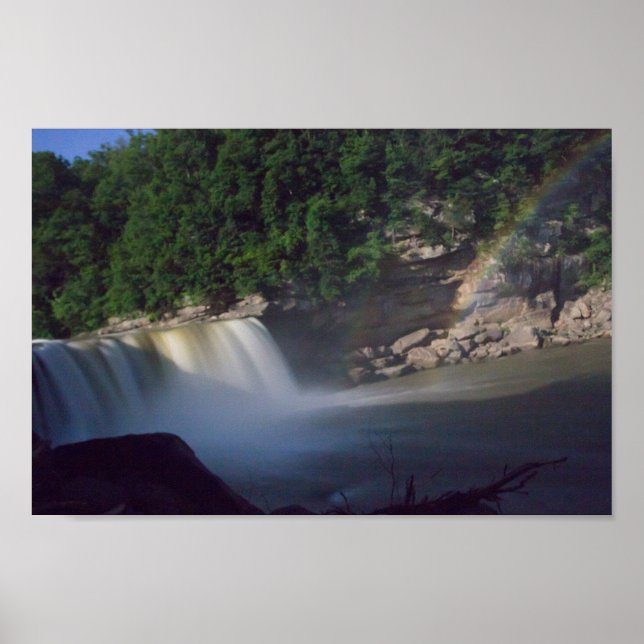 Poster Cumberland Falls & Moonbow, Kentucky (Frente)