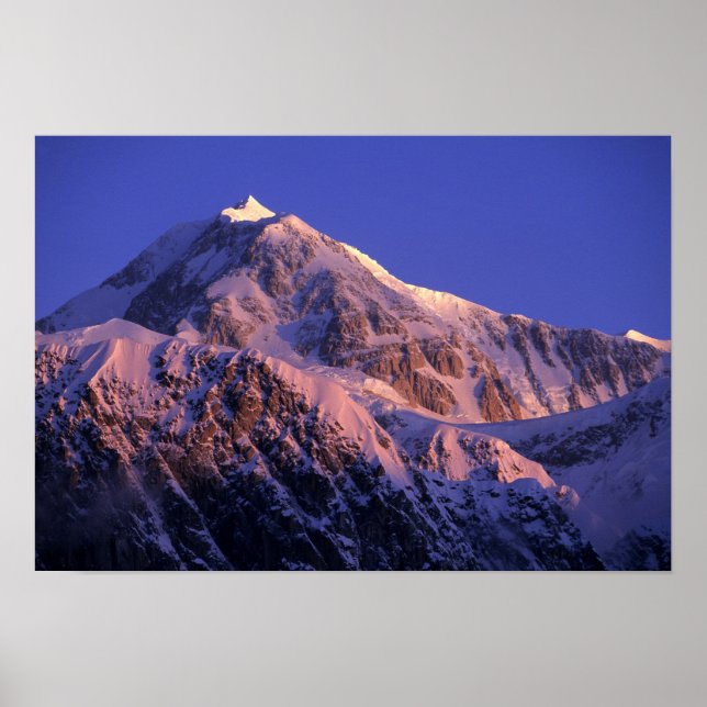 Póster Cume do Pico Denali (Mt. McKinley) em (Frente)