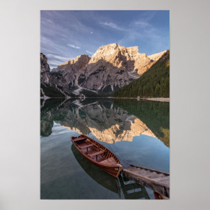 Poster Cumes da dolomite Pragser Wildsee Tirol,