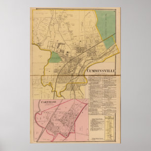 Póster Cumminsville, Ohio