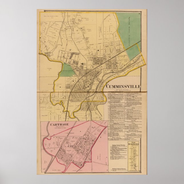 Póster Cumminsville, Ohio (Frente)