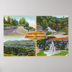 Póster Cumprimento com das vistas cénicos