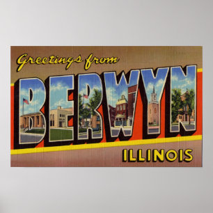 Poster Cumprimentos de Berwyn Illinois