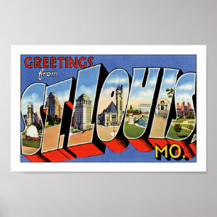 Póster Cumprimentos de St Louis