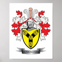 Cunningham Family Crest Casaco de Armas