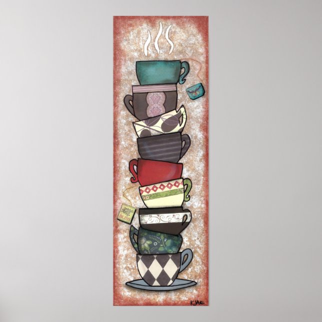 Poster Cupapaloza - Mugs De Café, Copas De Chá - Arte Ori (Frente)