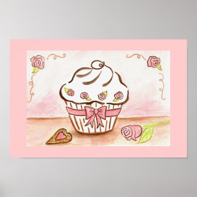 Poster cupcake (Frente)