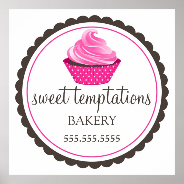 Póster Cupcake (Frente)