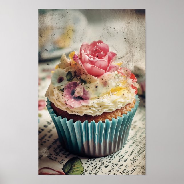 Poster Cupcake da ventoinha (Frente)
