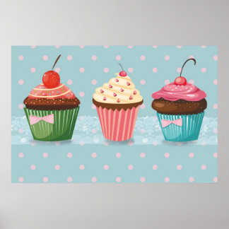 Poster Cupcake doce
