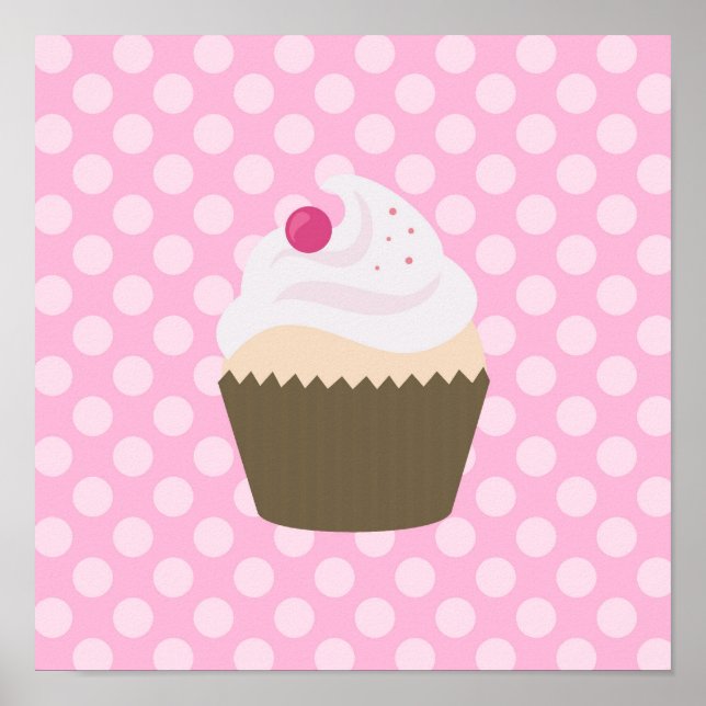 Póster Cupcake Enxuto (Frente)