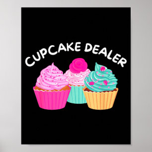 Poster Cupcake Er - Funny Cupcake Baker Pastry Baking Gif