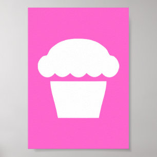 Póster cupcake simples