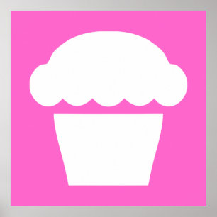 Póster cupcake simples