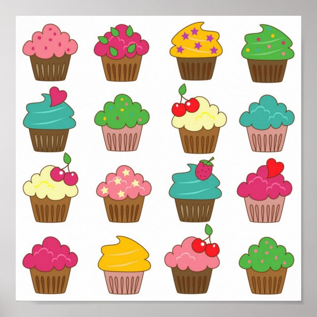 Poster Cupcakes Lotsa (Frente)