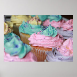 Póster Cupcakes no Pastel