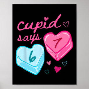 Poster Cupid Diz 67 Meme Para Crianças Mulheres Homens Me